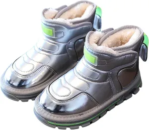 Little Kid Winter Girls Boys Ankle Boots Comfortable Warm Lined Casual Shoes Sports Shoes Outdoor Baby Walking Shoes