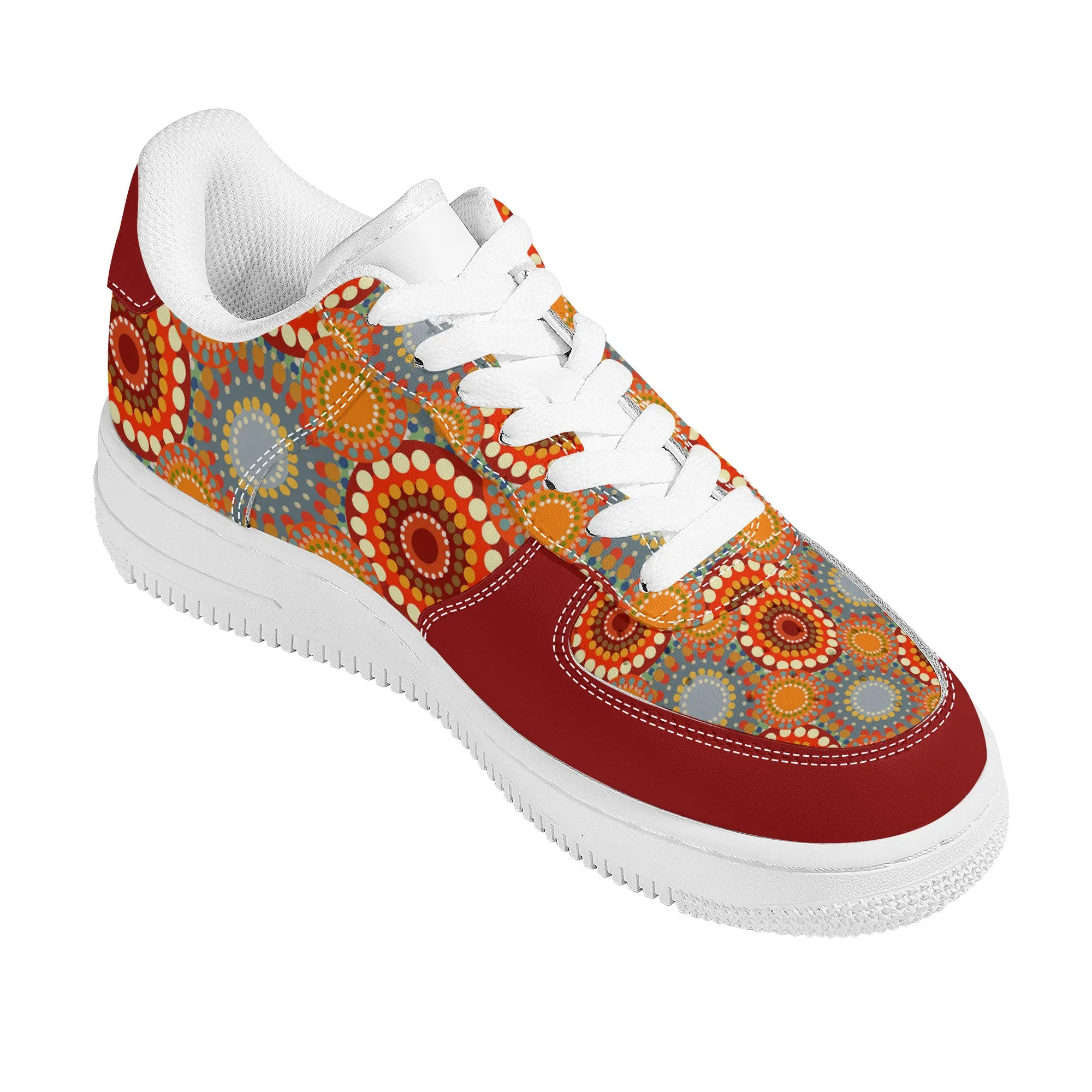 Low Top Unisex Sneaker - Red