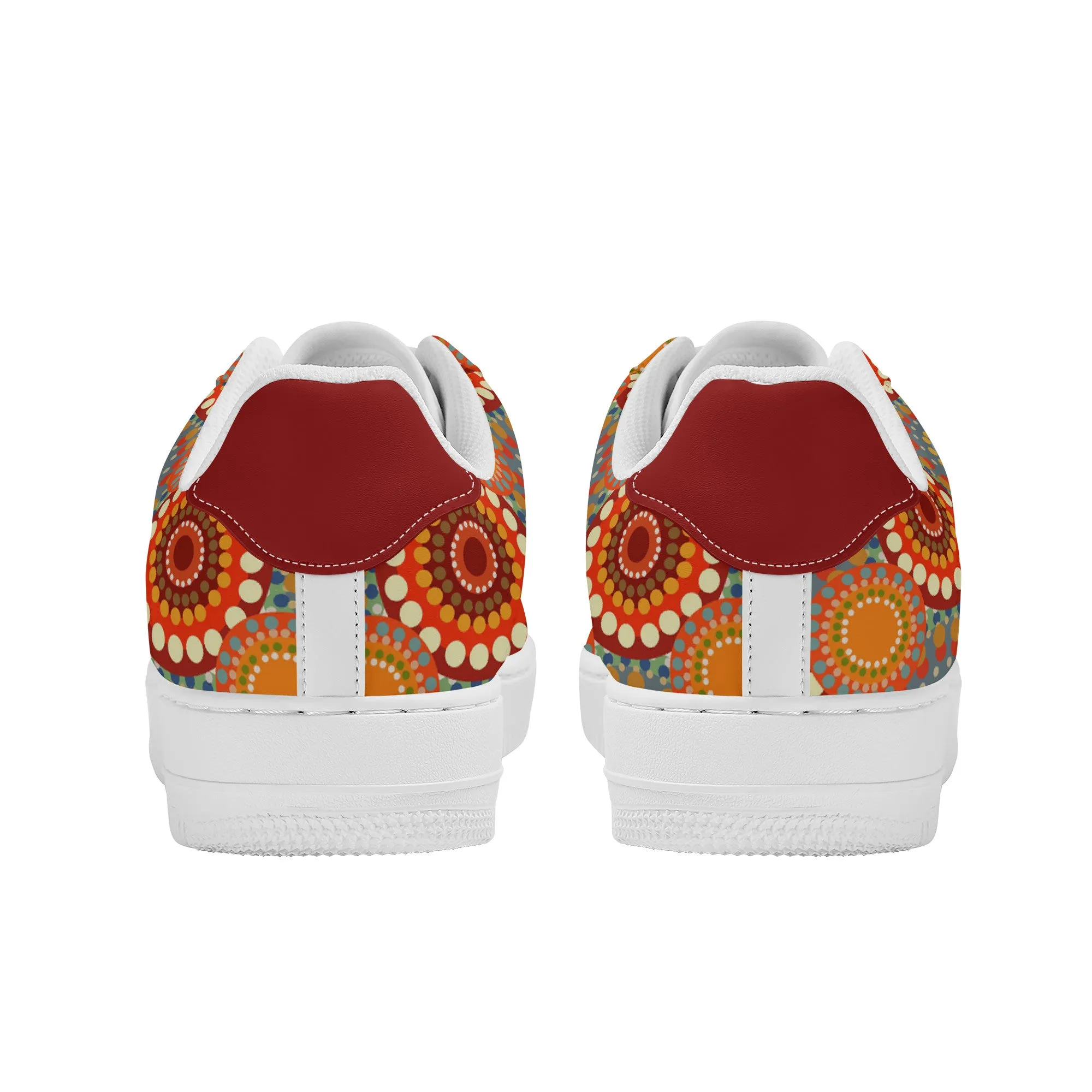 Low Top Unisex Sneaker - Red