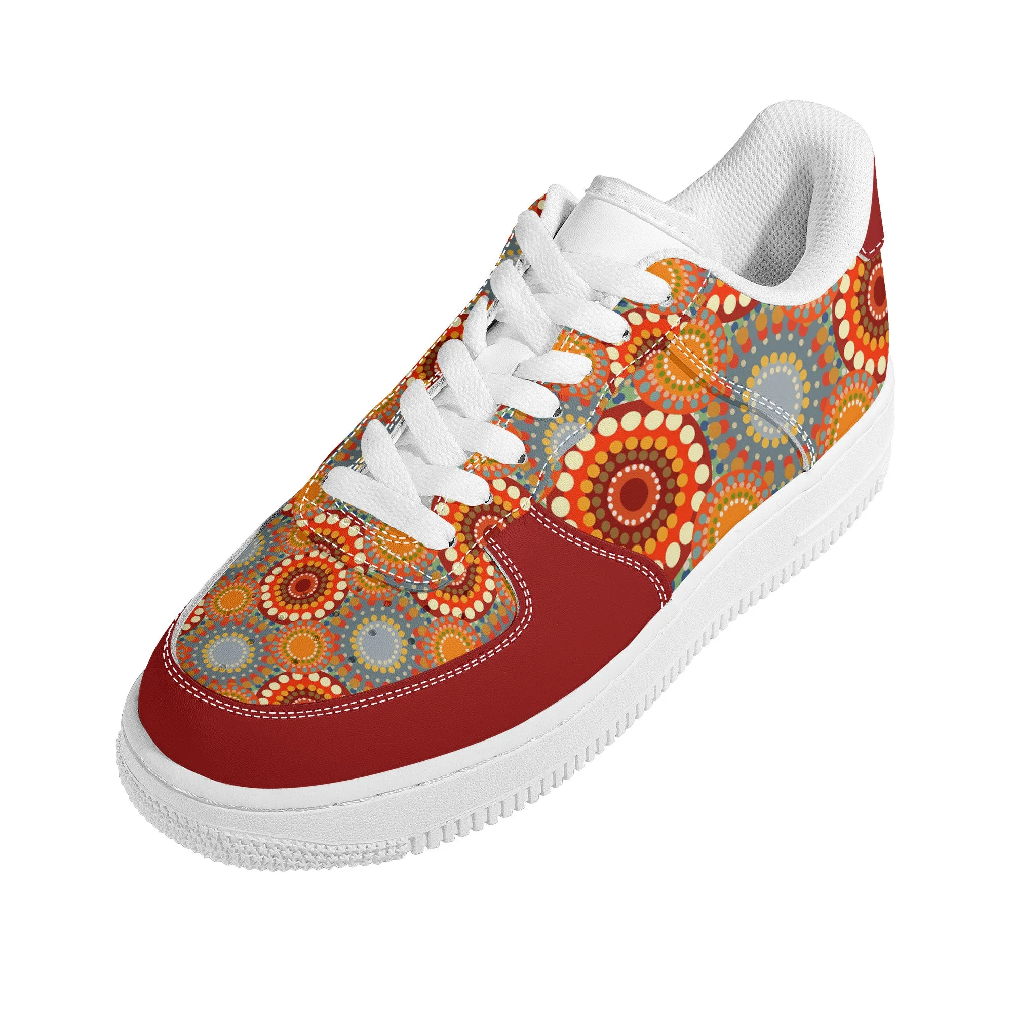 Low Top Unisex Sneaker - Red