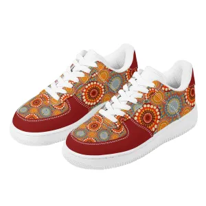 Low Top Unisex Sneaker - Red