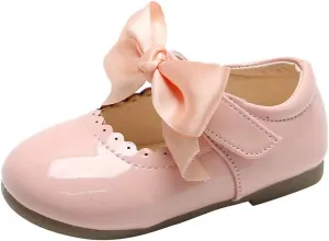 School Uniform Dress Shoes for Toddler Girls Mary Jane Flat Flower Girl Shoes Little Kid Ballet Shoes Church Shoes