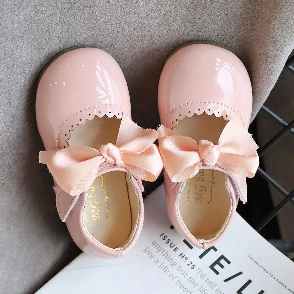 School Uniform Dress Shoes for Toddler Girls Mary Jane Flat Flower Girl Shoes Little Kid Ballet Shoes Church Shoes