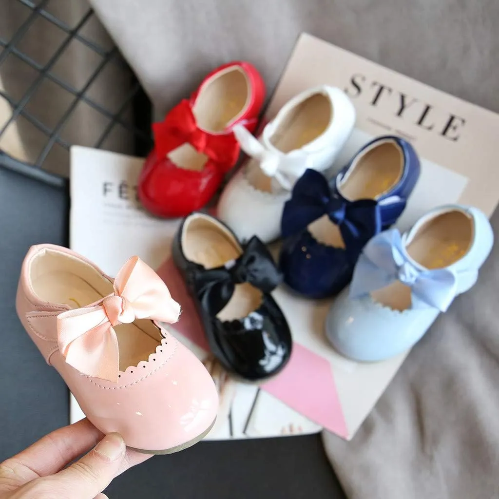 School Uniform Dress Shoes for Toddler Girls Mary Jane Flat Flower Girl Shoes Little Kid Ballet Shoes Church Shoes