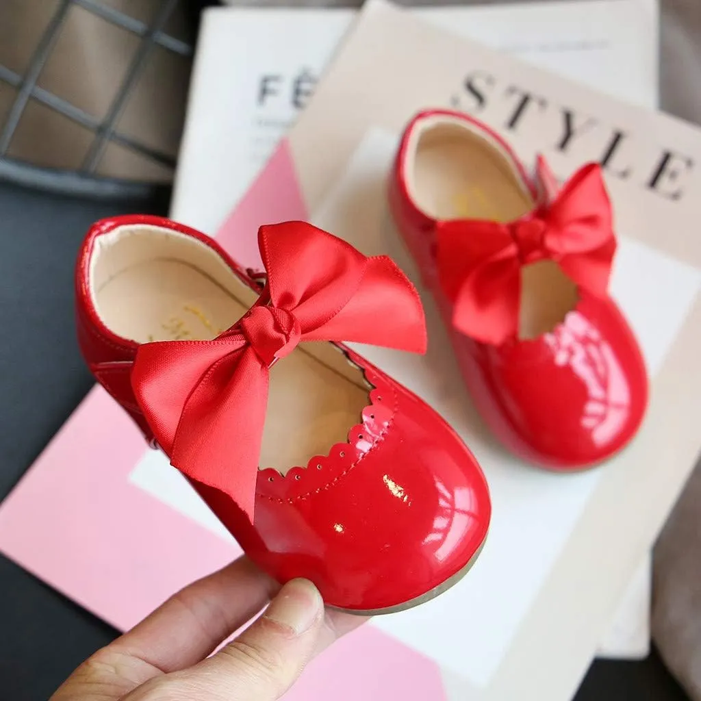 School Uniform Dress Shoes for Toddler Girls Mary Jane Flat Flower Girl Shoes Little Kid Ballet Shoes Church Shoes