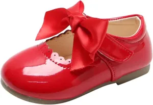 School Uniform Dress Shoes for Toddler Girls Mary Jane Flat Flower Girl Shoes Little Kid Ballet Shoes Church Shoes