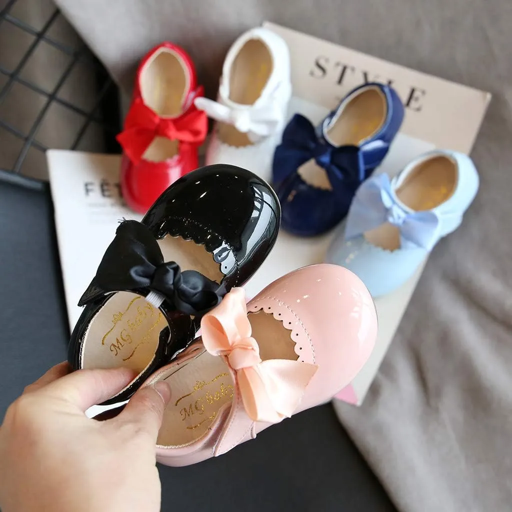 School Uniform Dress Shoes for Toddler Girls Mary Jane Flat Flower Girl Shoes Little Kid Ballet Shoes Church Shoes