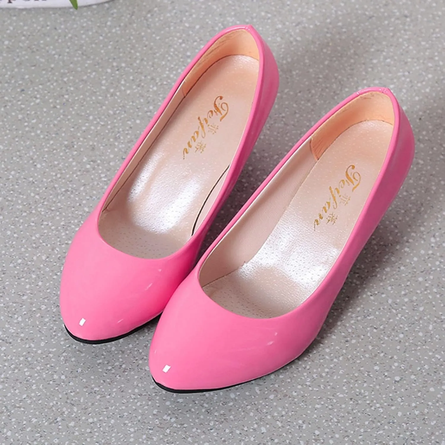 SuanlaTDS Fashion Womens Breathable Lace Up Shoes Chunky Heels Casual Sandals Women Canvas Shoes Casual Sneakers (Pink, 6.5)