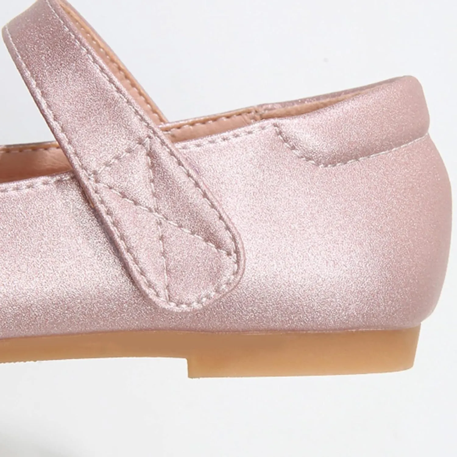 Toddler Girls Mary Jane Shoes Bow Snowflake Wedding Party Dress Flats Low Heels Ballet Dance Shoes