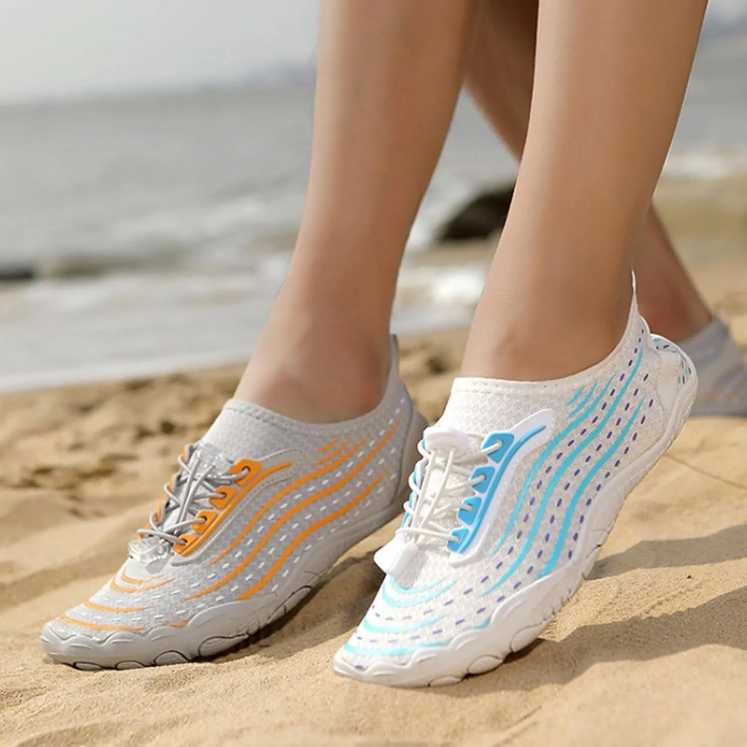 Water Shoes for Women Men Beach Athletic Barefoot Shoes Summer Outdoor Sports for Women Men Beach Athletic Barefoot Sports Outdoor Sports Footwear for Hiking Swim Beach River Pool